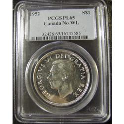 1952 $1 NWL PCGS PL65.  Nice mirror fields.