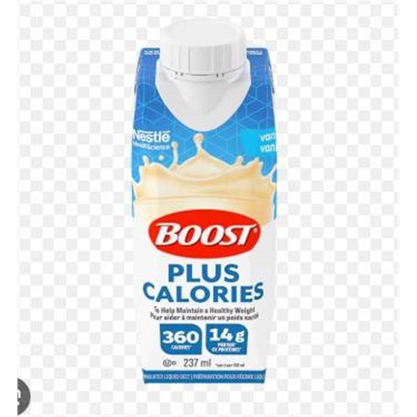 Boost Plus Calories Vanilla 12 x 237 mL Nutritional Drink Multipack