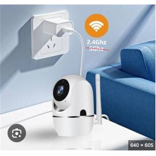 Smart IP Camera with WiFi, Motion Detection, and Two-Way Audio