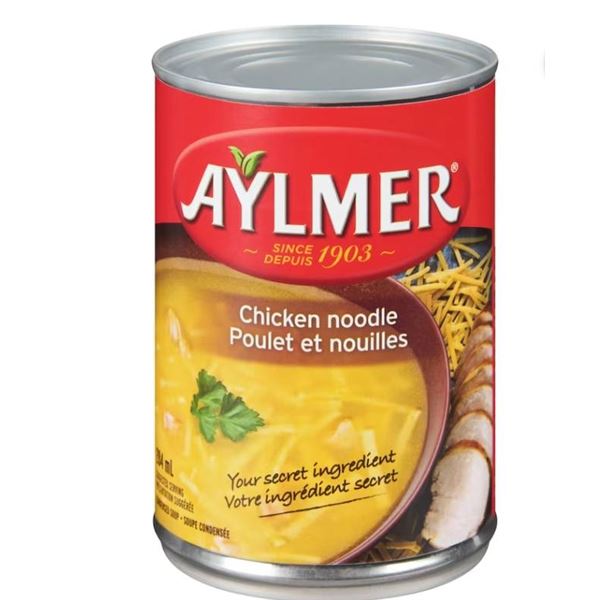 12 Aylmer Chicken Noodle Soup 284ml Cans
