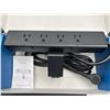 Image 1 : Desk Clamp Power Strip with USB-C, 40W Charging Capability, 6ft Cord