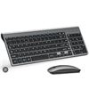 Image 1 : KM9000 Wireless Keyboard and Mouse Combo for Windows and Mac