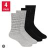 Image 1 : Scotch & Soda 4-Pack Slouch Crew Socks, One Size Fits Most