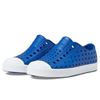 Image 1 : Native Shoes Jefferson Kids Slip-On Shoes, Victoria Blue/Shell White, Size 11