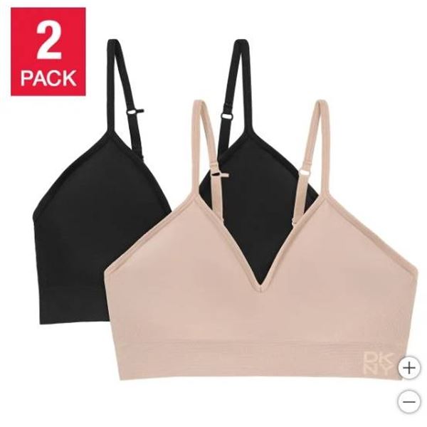 DKNY 2-Pack Seamless Bra M/M with Convertible Straps
