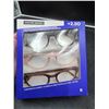 Image 2 : Foster Grant Reading Glasses +2.50, 3-Piece Set With Cases