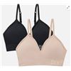 Image 1 : DKNY 2-Pack Seamless Bra, M/M Size, Convertible Straps