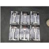 Image 2 : Lot of 6 Classic CSL-0W Aluminum Stair Rail Support Legs, White