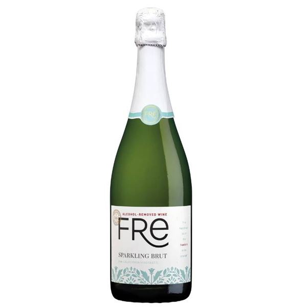 Fre Alcohol-Removed Sparkling Brut Wine, 750ml, Produced October 2014