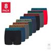 Image 1 : Puma Boys’ 8-Pack Boxer Briefs Cotton Blend Size Medium