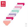 Image 1 : Puma Girls’ Bikini Underwear 11-Pack in Size Medium