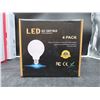 Image 2 : Hansang G25 LED Globe Bulbs, 4-Pack, Non-Dimmable, 5000K, E26 Base