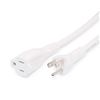 Image 1 : Amazon Basics White Extension Cord 25 ft (7.6 m) – US Plug