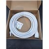 Image 2 : Amazon Basics White Extension Cord 25 ft (7.6 m) – US Plug
