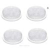 Image 1 : Set of 4 Flower Frog Clear Plastic Pin Frog Flower Arrangement Holder 2.8″ Inch