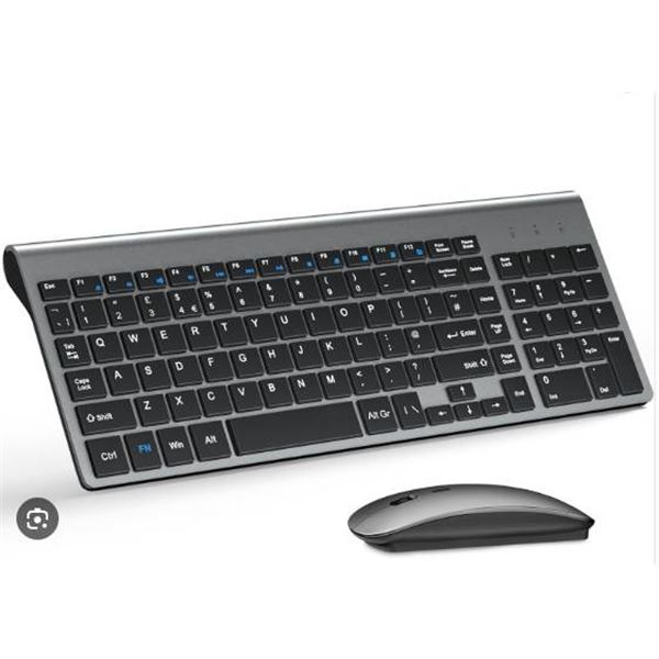 KM9000 Wireless Keyboard and Mouse Combo for Windows and Mac