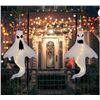 Image 1 : 43 Inch Halloween 2 Pcs Ghost Windsocks Hanging Decorations – Flag Wind Socks