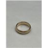 Image 1 : Yellow Gold Band Ring with Engraved Message and Markings “with all my love”