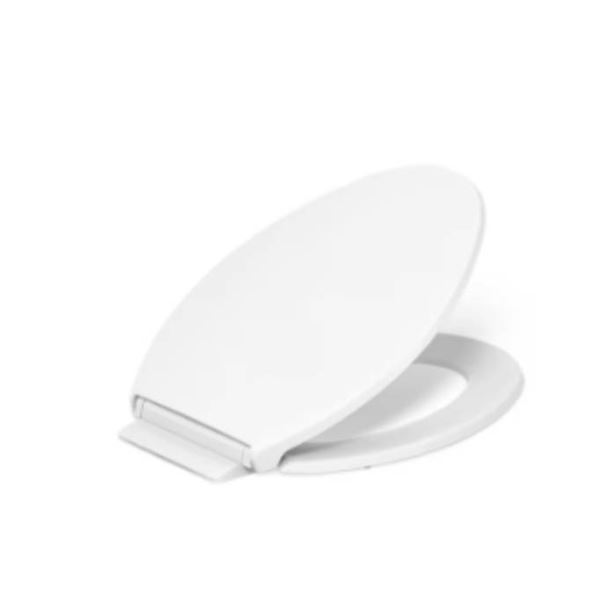 KOHLER Highline Quiet-Close elongated toilet seat in White