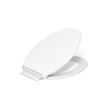 Image 1 : KOHLER Highline Quiet-Close elongated toilet seat in White