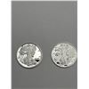 Image 2 : Two Silver 1 Gram Coins Featuring Walking Liberty and US Eagle Design