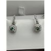 Image 1 : $1220 APPRAISED - 1.00 CARAT BRILLIANT CUT SOLITAIRE EARRINGS