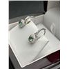 Image 2 : $1220 APPRAISED - 1.00 CARAT BRILLIANT CUT SOLITAIRE EARRINGS