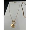 Image 2 : Ladies 14K GP Necklace Set includes 2 items