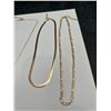 Image 3 : Ladies 14K GP Necklace Set includes 2 items