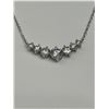 Image 1 : $1710 APPRAISED - MULTI STONE MOISSANITE PENDANT AND CHAIN