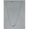 Image 2 : $1710 APPRAISED - MULTI STONE MOISSANITE PENDANT AND CHAIN