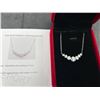 Image 4 : $1710 APPRAISED - MULTI STONE MOISSANITE PENDANT AND CHAIN