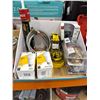 Image 1 : Hardware Lot with Bulbs, Straps, and Hoses