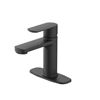 Image 1 : Landon & Co. Single Handle Bath Faucet and Shower Set Matte Black