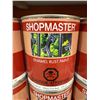 Image 1 : Shopmaster Enamel Rust Paint CR123 Gloss Fire Red Lot of 6 (925 ml Each)