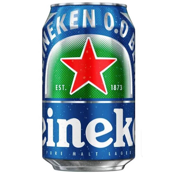 Heineken 0.0 Non-Alcoholic Beer Six-Packs (24 Total Cans)