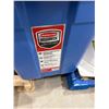 Image 2 : Rubbermaid Roughneck Blue Storage Box With Lid