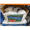 Image 1 : PALLET LOT OF assorted linens, towels, sheets, bed covers, etc