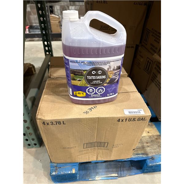 Toutes Saisons Liquide Lave-Glace 4 x 3.78 L De-Icer Washer Fluid