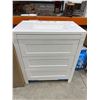 Image 2 : White Bathroom Vanity with Integrated Sink and Three Drawers 30 inch