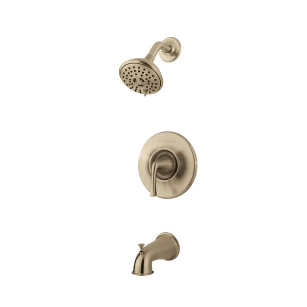 Pfister Selia Series 8P8-SLKK Tub and Shower Faucet, Multi-Function Showerhead, 2.5 gpm Showerhead, 