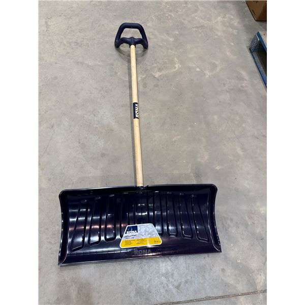 RONA All-Purpose Snow Shovel With Poly Blade and Wood Handle