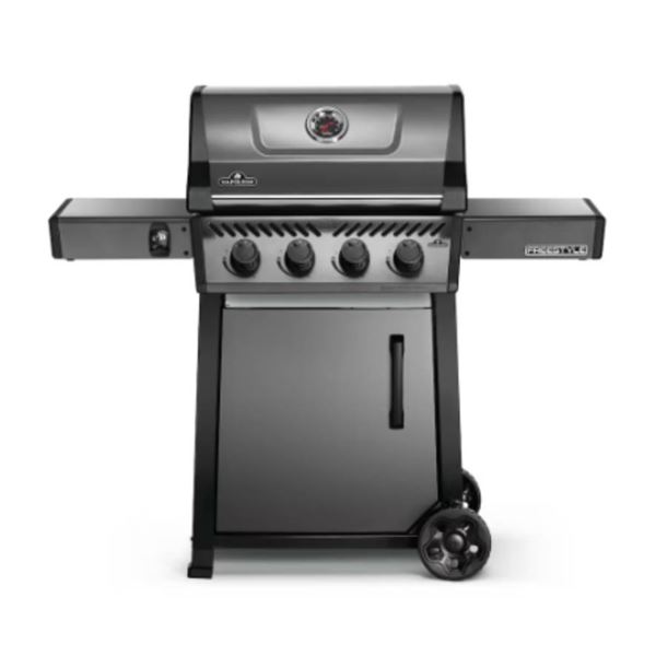 Napoleon Freestyle 425 4-Burner Propane Gas Grill in Graphite Grey and Cast Iron Cooking Grids