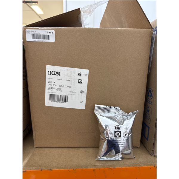 Circle K Dark Roast Blend Coffee, 128 x 2.5 oz, 20 lb