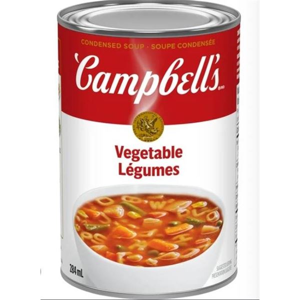 Campbell’s Vegetable Legumes Condensed Soup 284 mL (Lot of 24)