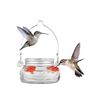 Image 1 : 9 Hummingbird Feeder Glass Jars with Metal Hanging Handles