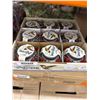 Image 2 : 9 Hummingbird Feeder Glass Jars with Metal Hanging Handles