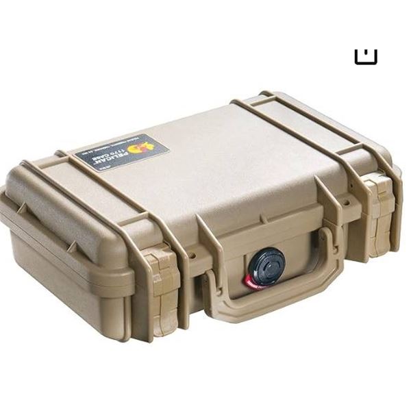 Pelican 1170 WL/WF Hard Case in Desert Tan