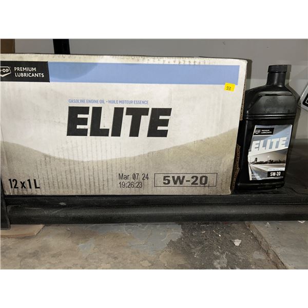 Co-Op Premium Lubricants Elite 5W-20 Motor Oil – 12x1L