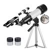 Image 1 : Telescope for Adults Beginners, 70mm Aperture 400mm AZ Mount Fully Multi-Coated Optics Refractor Por